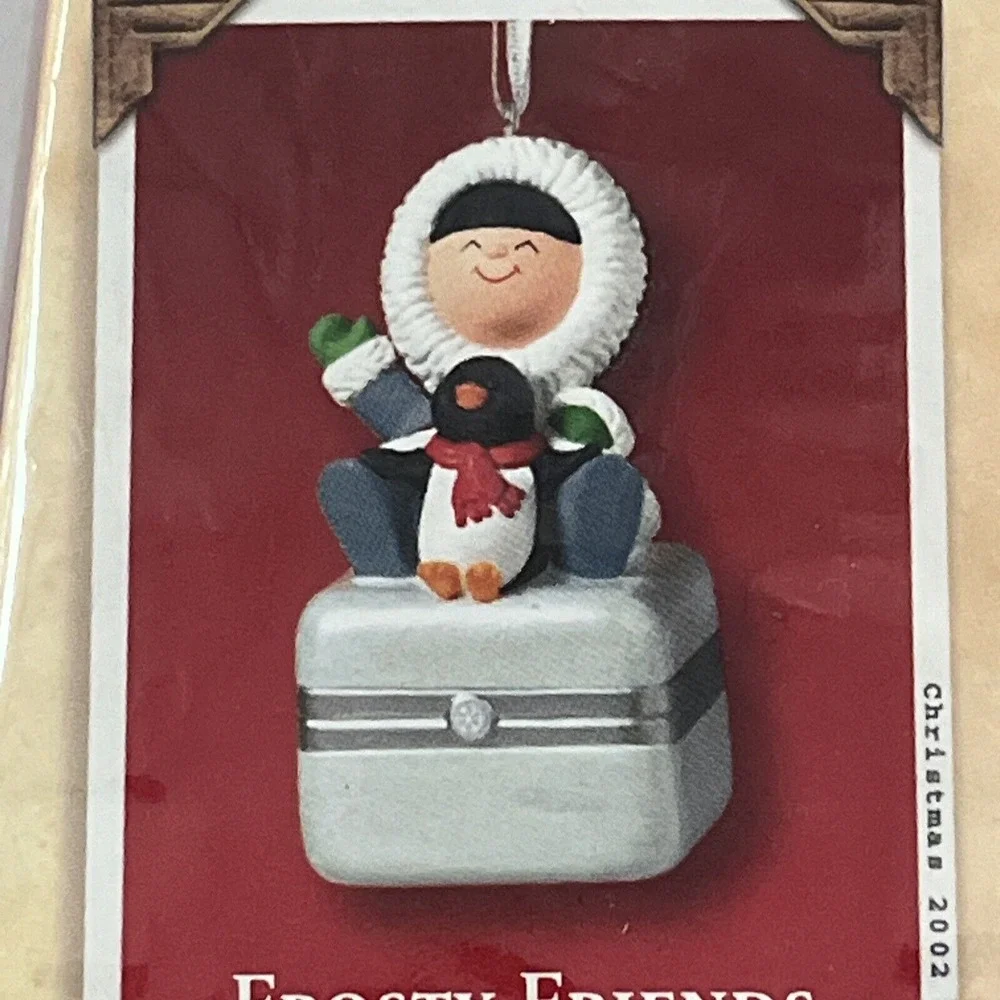 Hallmark 2002 Frosty Friends, Club Edition Collectible Hinged Box Ornament - New